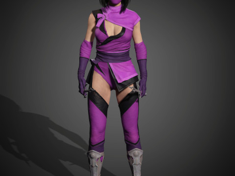 Mileena Character Modelo 3D