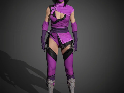 Mileena Character 3D Model