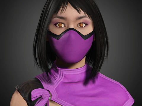 Mileena Character 3D Model