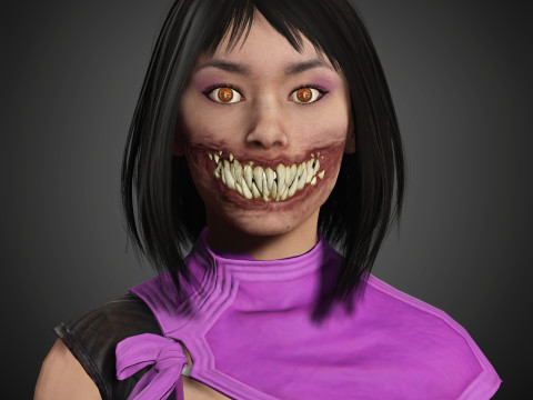 Mileena Character Modelo 3D