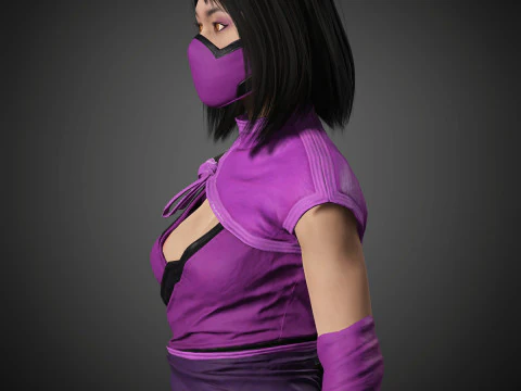 Mileena Character 3D Model