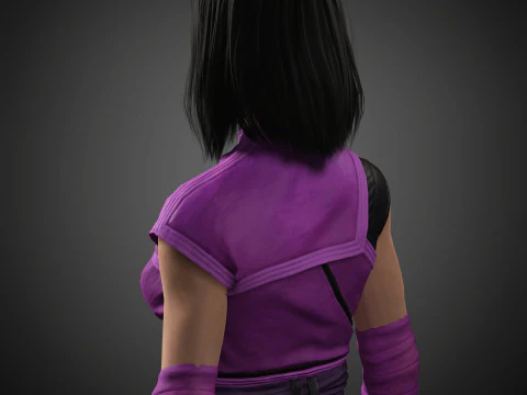 Mileena Character 3D Model