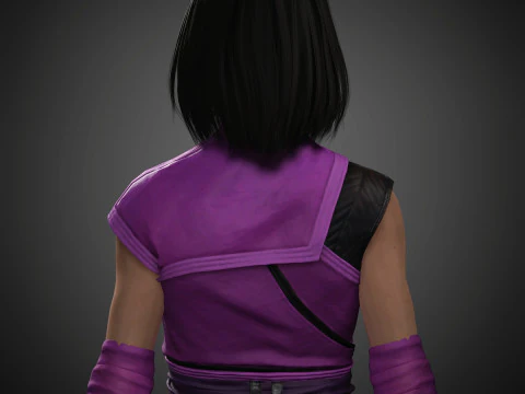 Mileena Character 3D Model