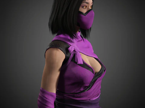 Mileena Character 3D Model