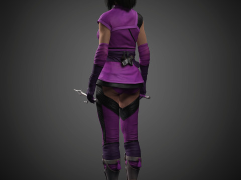 Mileena Character Modelo 3D