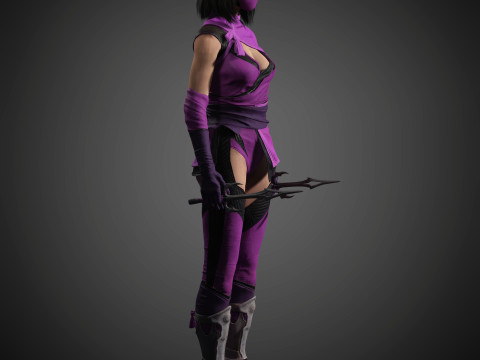 Mileena Character Modelo 3D