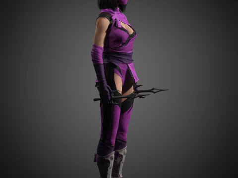 Mileena Character 3D Model