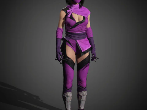 Mileena Character 3D Model