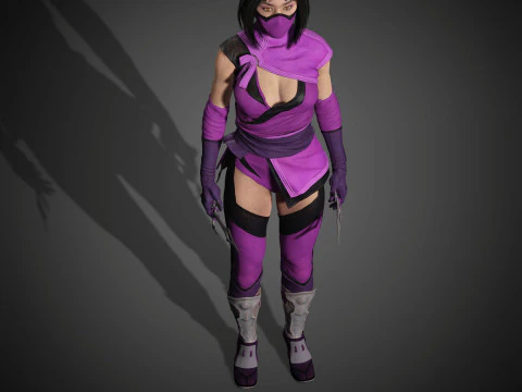 Mileena Character 3D Model
