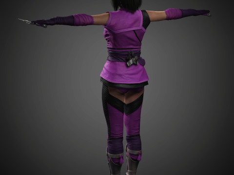 Mileena Character Modelo 3D