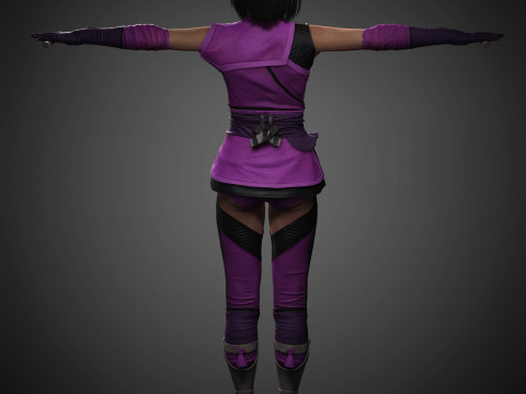 Mileena Character Modelo 3D