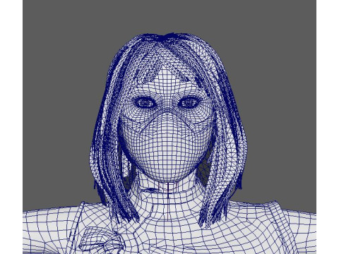 Mileena Character Modelo 3D