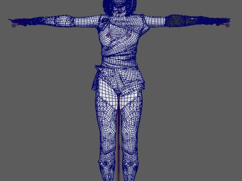 Mileena Character Modelo 3D
