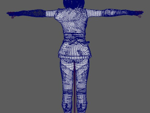 Mileena Character Modelo 3D