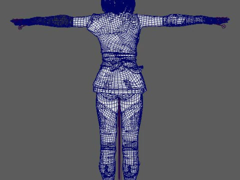 Mileena Character 3D Model