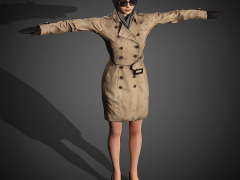 Ada Wong Character 3D मॉडल