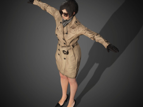 Ada Wong Character 3D मॉडल