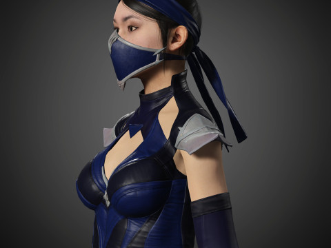 Kitana Character 3D Model