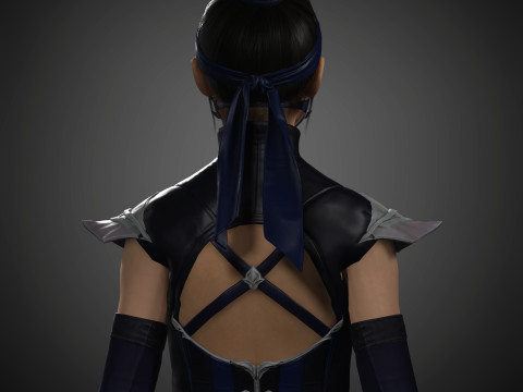 Kitana Character 3D Model