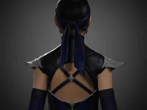 Kitana Character 3D Model