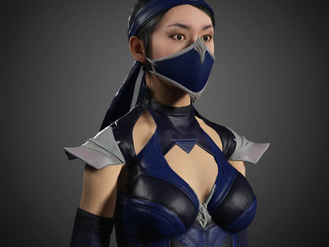 Kitana Character 3D Model