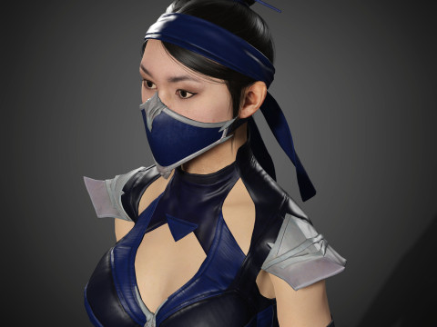 Kitana Character 3D Model