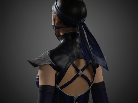 Kitana Character 3D Model