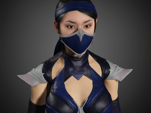 Kitana Character 3D Model