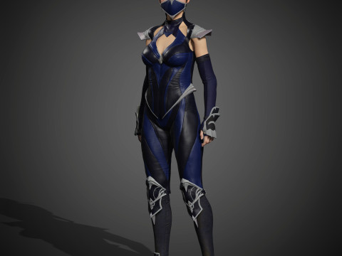 Kitana Character 3D Model