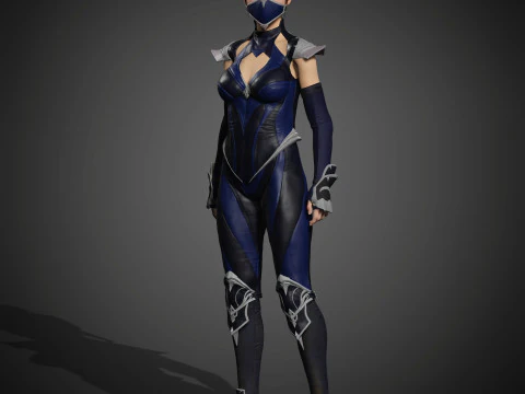 Kitana Character 3D Model