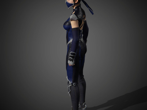 Kitana Character 3D Model