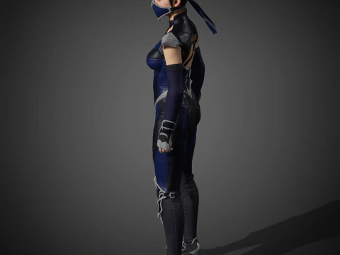 Kitana Character 3D Model