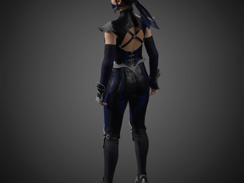 Kitana Character 3D Model