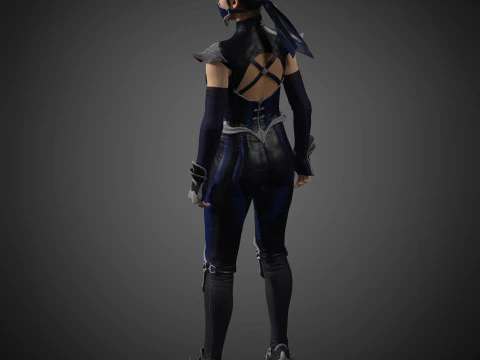 Kitana Character 3D Model
