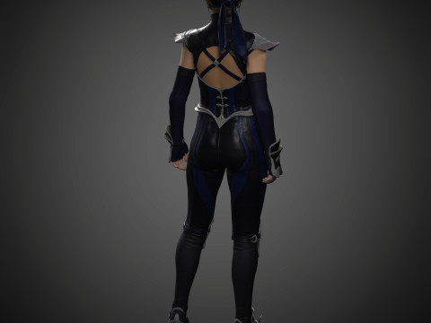 Kitana Character 3D Model