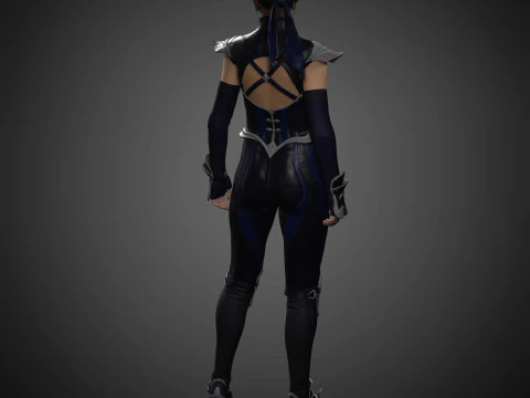 Kitana Character 3D Model