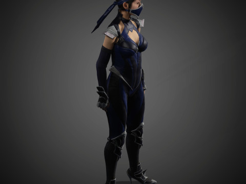Kitana Character 3D Model