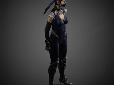 Kitana Character 3D Model