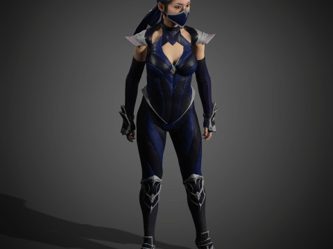 Kitana Character 3D Model