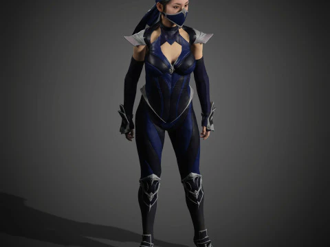 Kitana Character 3D Model