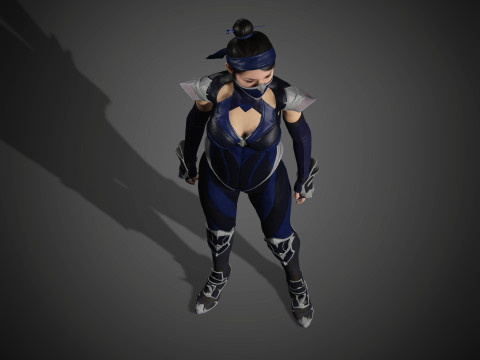 Kitana Character 3D Model