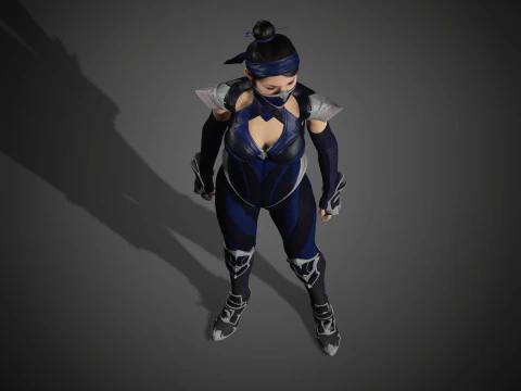 Kitana Character 3D Model