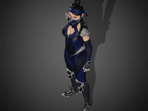 Kitana Character 3D Model