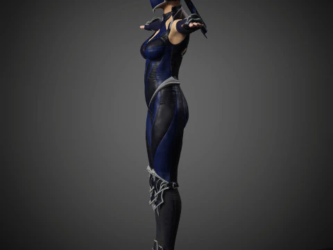 Kitana Character 3D Model