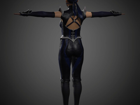 Kitana Character 3D Model