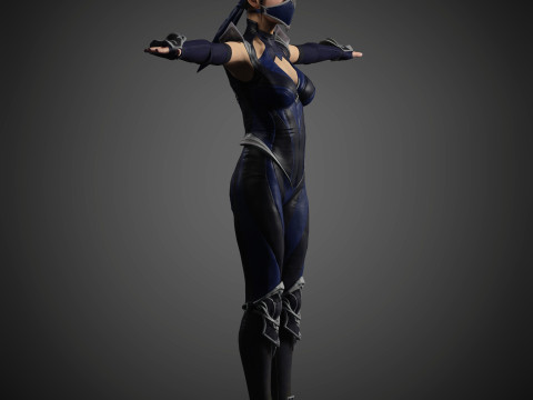 Kitana Character 3D Model