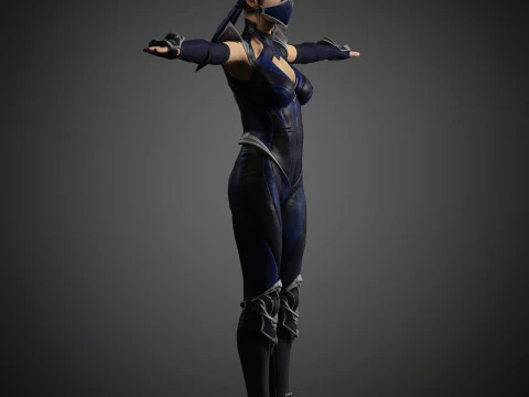 Kitana Character 3D Model