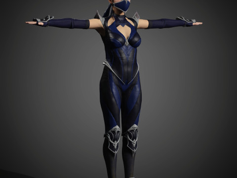 Kitana Character 3D Model