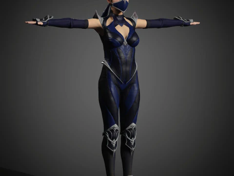 Kitana Character 3D Model