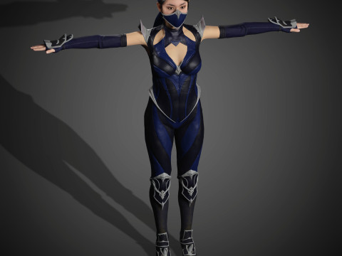 Kitana Character 3D Model